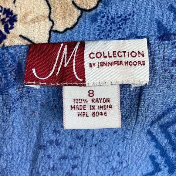Jennifer Moore Hawaiian Wrap Skirt Size 8 EUC - Picture 7 of 7